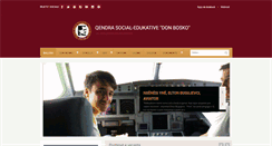 Desktop Screenshot of donbosko-kosova.com